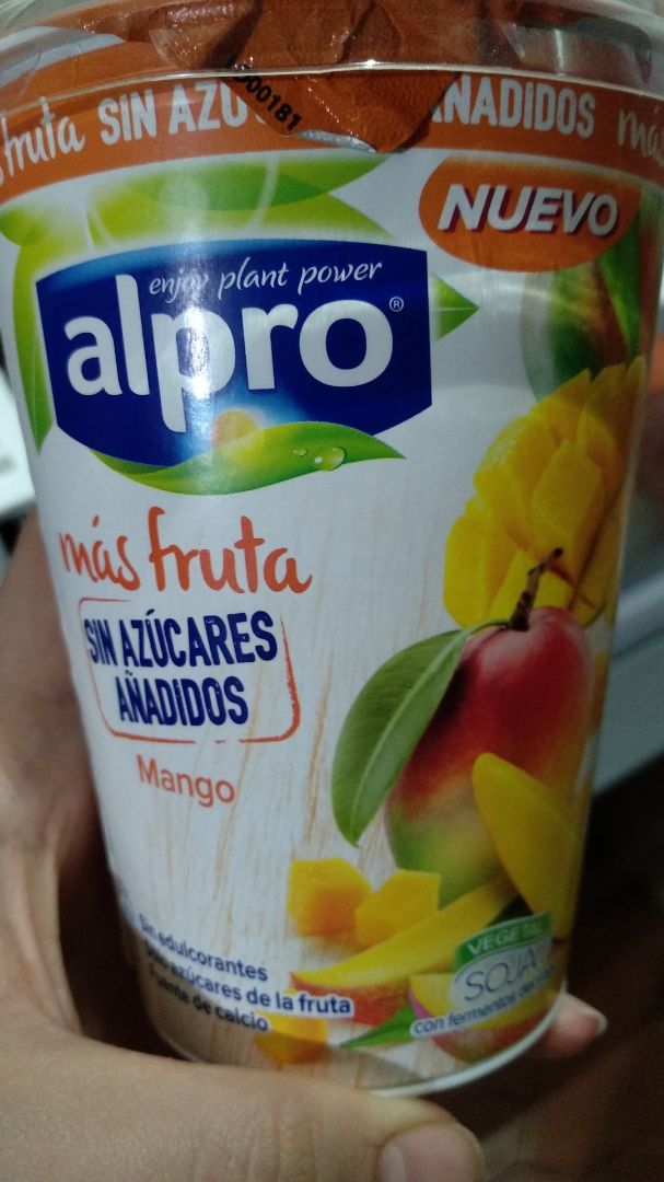 photo of Alpro Mango Yogurt (No Added Sugars) shared by @patriinmars on  03 Mar 2020 - review
