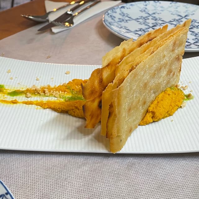 Photo of the dish “Roasted Carrot And Thyme Pâté With Sicilian Bread”