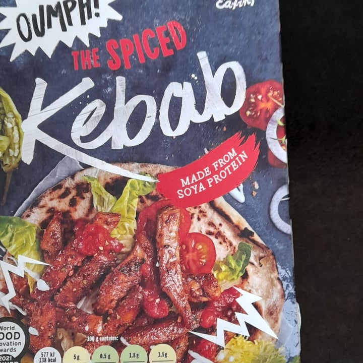 review photo of Oomph! spiced kebab shared by @clarewatters on 15 May 2022 - review