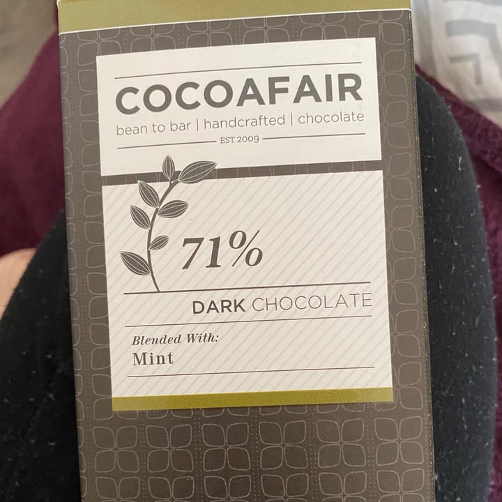 photo of Cocoafair 71% Dark Chocolate Blended With Mint shared by @georgina98 on  02 Aug 2020 - review