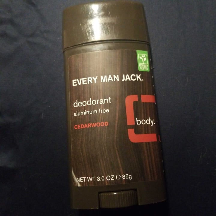 photo of Every Man Jack Cedarwood Aluminum Free Deodorant shared by @phoenixfalling on  14 Jun 2021 - review
