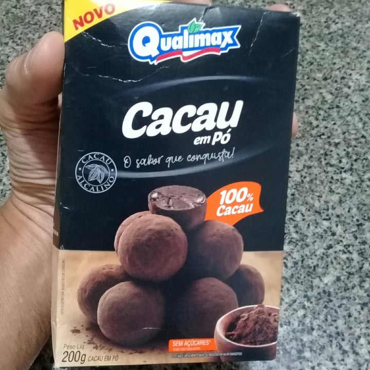 photo of Qualimax Qualimax Cacau Em Pó 100% shared by @souvegano on  21 May 2022 - review