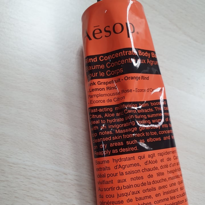 photo of Aēsop Rind Concentrate Body Balm shared by @mushroomtarian on  17 Jan 2022 - review