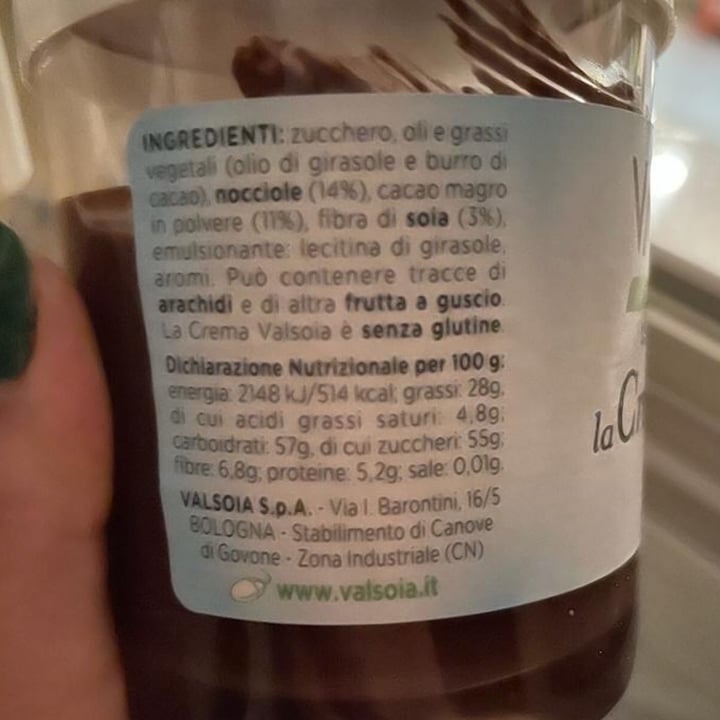 photo of Valsoia Crema alla nocciola shared by @theunicornishere on  07 Jan 2022 - review