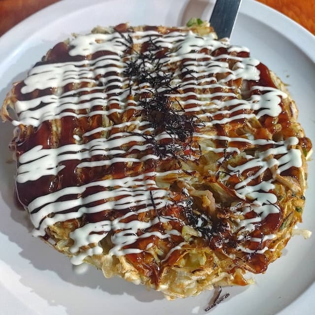 菜肴“Okonomiyaki vegano”的照片