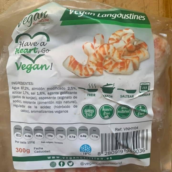 photo of Vegan Nutrition Delicias Veganas Estilo Gambas (Vegan Shrimp Delight) shared by @mariencd on  20 Oct 2020 - review