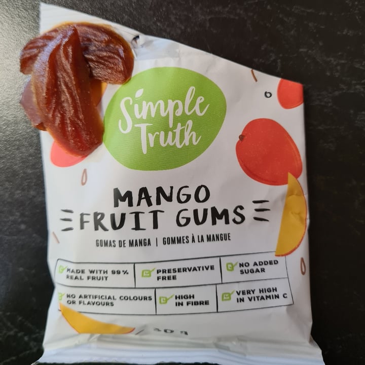 photo of Simple Truth Mango Fruit Gums shared by @veronicagroen on  01 Feb 2022 - review