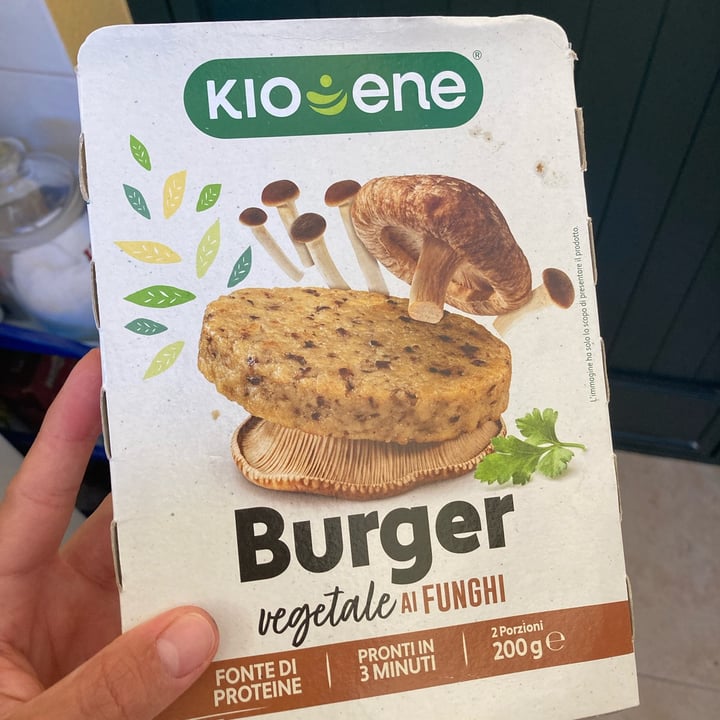 photo of Kioene Burger vegetale ai funghi shared by @leandradg on  06 Sep 2022 - review