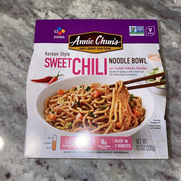 photo of Annie Chun's Korean-Style Sweet Chili Noodle Bowl shared by @elexis on  15 Oct 2020 - review