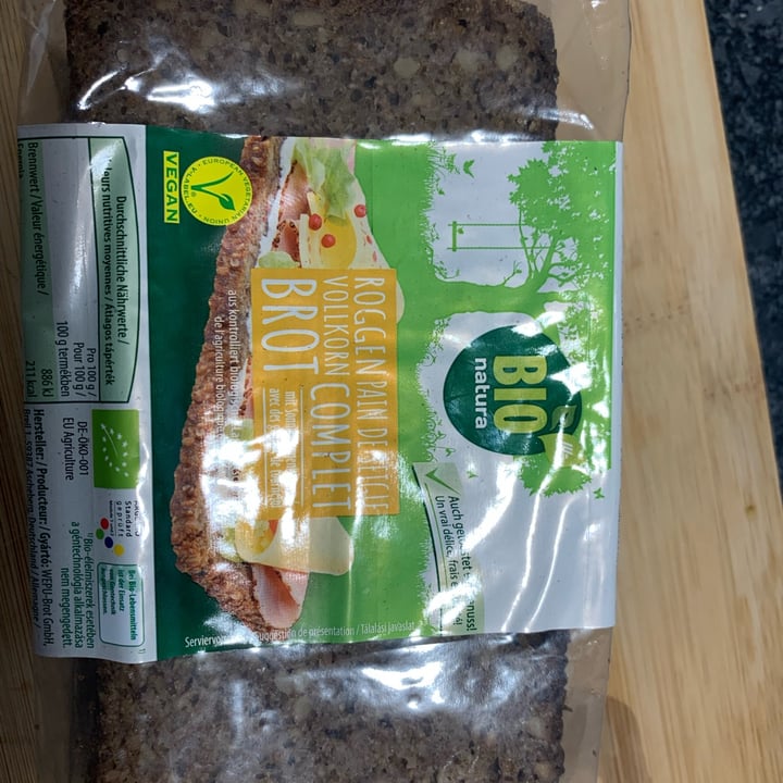 review photo of Bio Natura roggen vollkorn brot shared by @agn on 18 Sep 2022 - review