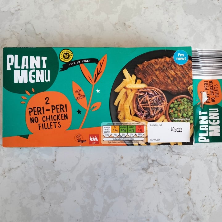 review photo of Plant Menu 2 Peri-Peri No Chicken Fillets shared by @romyne on 11 Aug 2022 - review