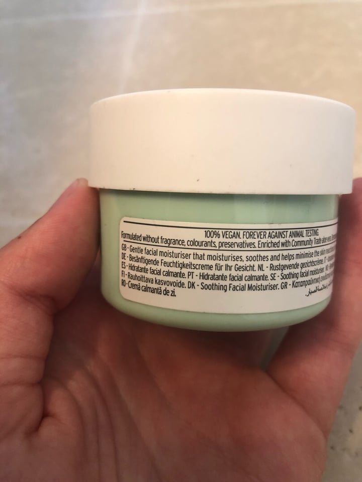 photo of The Body Shop Aloe Soothing Day Cream shared by @ironicallyhamm on  01 Aug 2019 - review