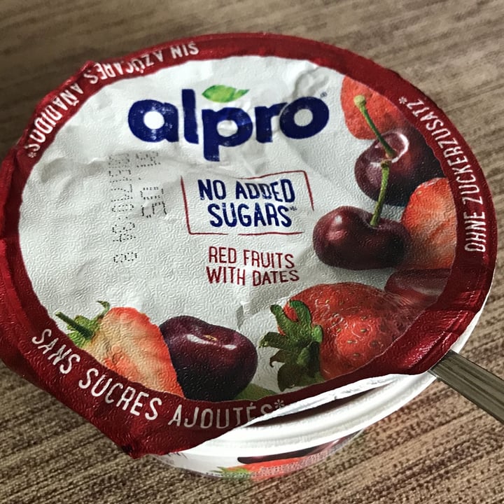 photo of Alpro Red Fruits With Dates (No Added Sugars) shared by @botticellisvenus on  09 May 2022 - review