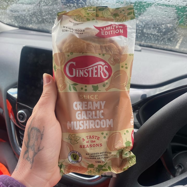 photo of Ginsters Slice Creamy Garlic Mushroom shared by @robsm95 on  26 May 2022 - review