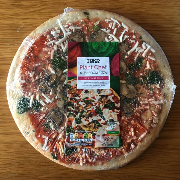 photo of Tesco Plant chef mushroom pizza shared by @milne on  08 Oct 2020 - review