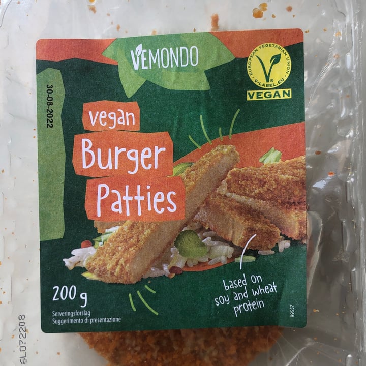review photo of Vemondo Vegan Burger Patties shared by @silviettasapienza on 29 Aug 2022 - review