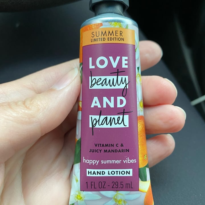 photo of Love Beauty and Planet Happy Summer Vibes hand lotion shared by @aes731 on  25 May 2022 - review