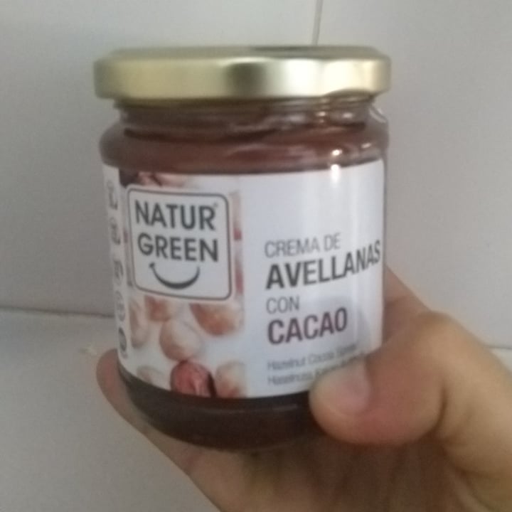 photo of NATUR GREEN Crema De Avellanas Con Cacao shared by @amebasinvasoras on  13 Sep 2020 - review