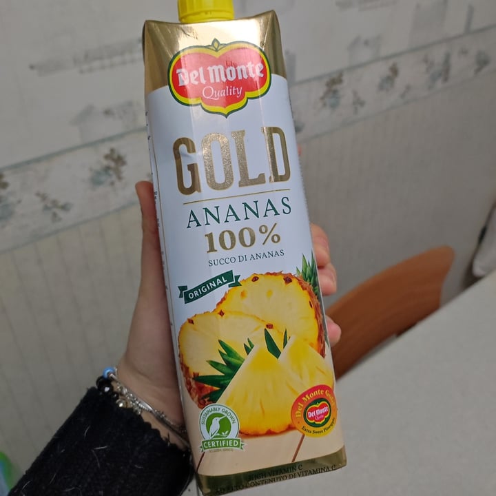 photo of Del Monte Gold ananas 100% shared by @robymattiello on  15 Mar 2022 - review