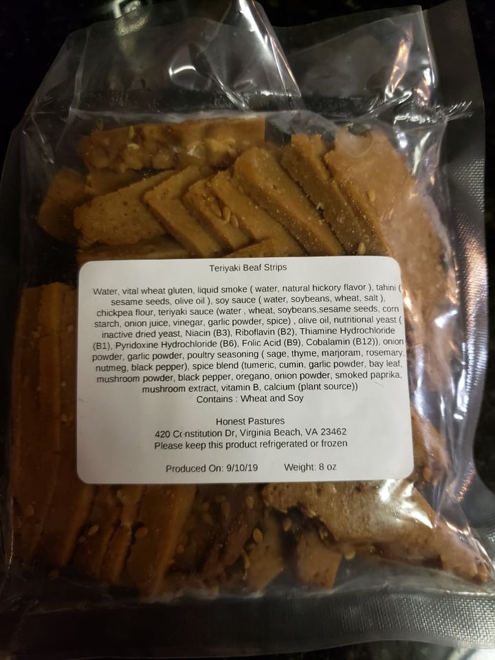 review photo of Honest Pastures Teriyaki Beaf shared by @rheba on 26 Sep 2019 - review