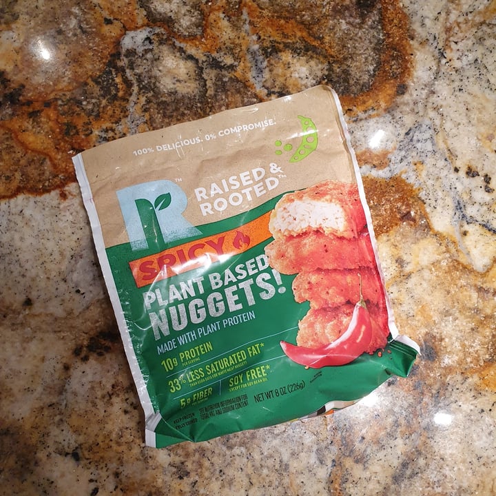 photo of Raised & Rooted Spicy Plant Based Nuggets! shared by @paniwilson on  15 Nov 2021 - review
