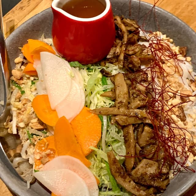 Photo of the dish “Lemongrass K.O Shroom Warm Noodle Salad”