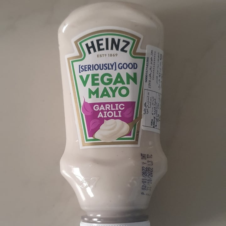 photo of Heinz Heinz Vegan Mayo shared by @aaronjooste on  26 Aug 2022 - review
