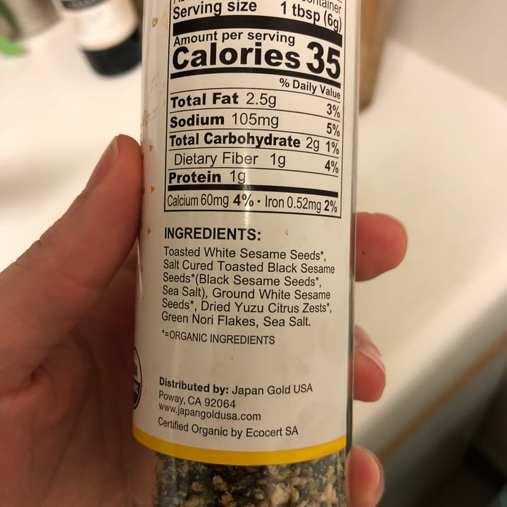 photo of Muso Sprinkling Yuzu Furikake shared by @amandumb on  14 Sep 2021 - review