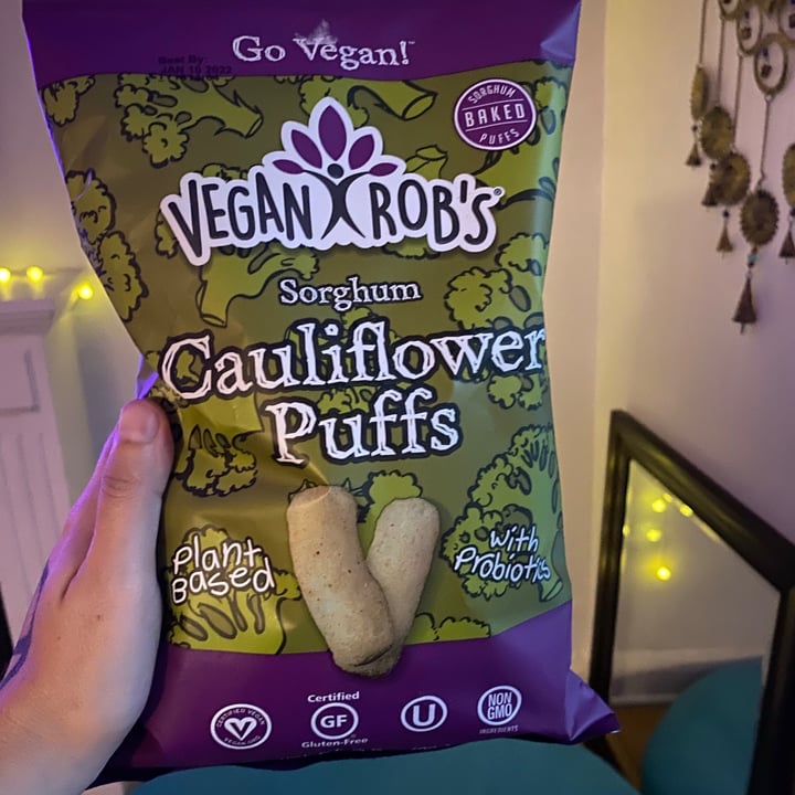 photo of Vegan Rob's Cauliflower Puffs shared by @cristinatheactivist on  08 Jul 2021 - review