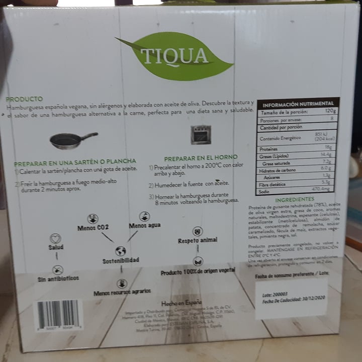 review photo of tiqua Veggie Burger shared by @liskarlett on 25 Nov 2020 - review