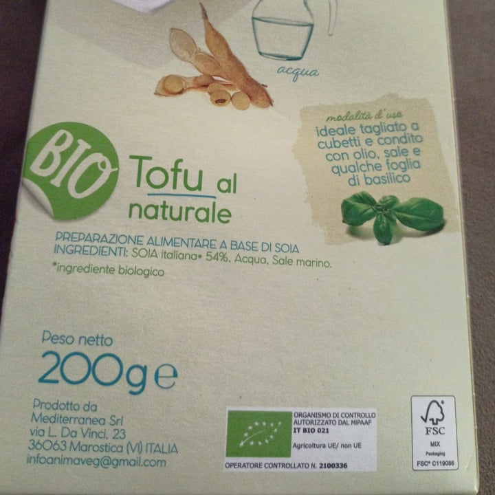 photo of Animaveg Tofu al naturale shared by @marinasacco on  05 Jun 2022 - review