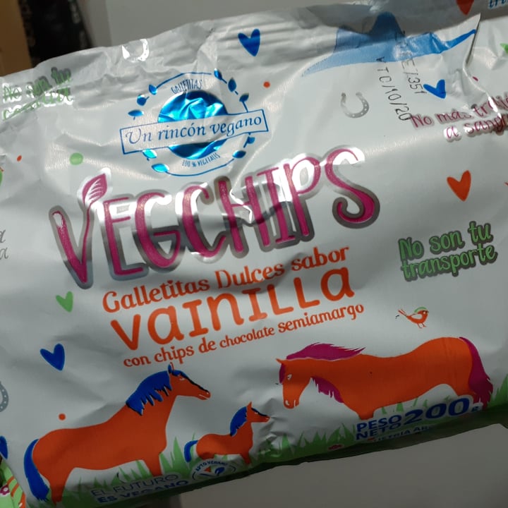 photo of Un Rincón Vegano Vegchips Galletitas Dulce sabor Vainilla shared by @nataliacorbella on  16 May 2020 - review