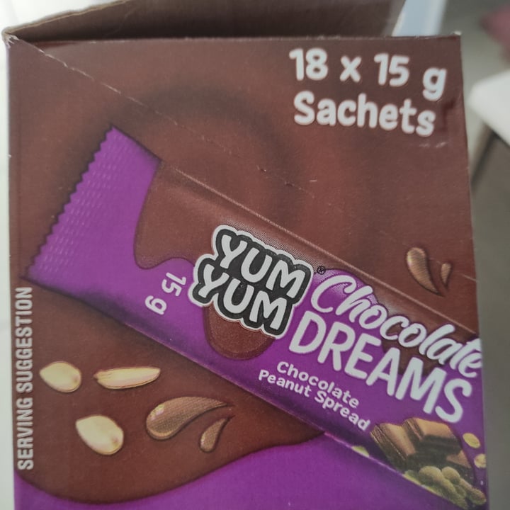 photo of Yum yum Chocolate Peanut Spread shared by @veganjumjum on  11 Jun 2021 - review