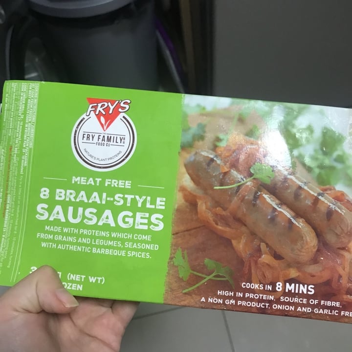 photo of Fry's Family Food Braai-Style Sausages shared by @gtad20 on  05 Apr 2020 - review
