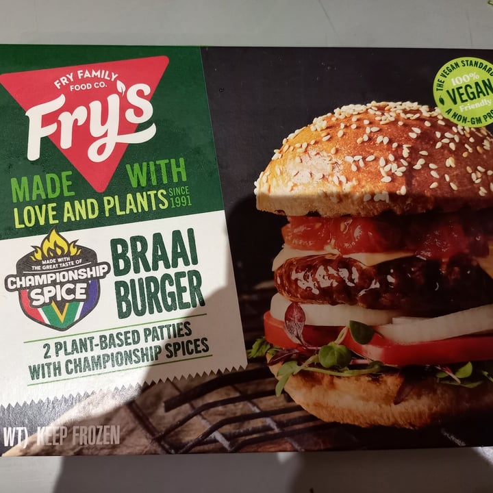 photo of Fry's Family Food Braai Burger shared by @jennyh1 on  29 Jun 2022 - review