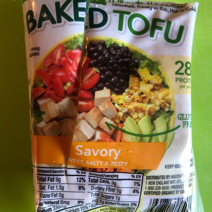 photo of Wildwood Baked Tofu Savory shared by @happy2bvegan on  28 Jan 2022 - review
