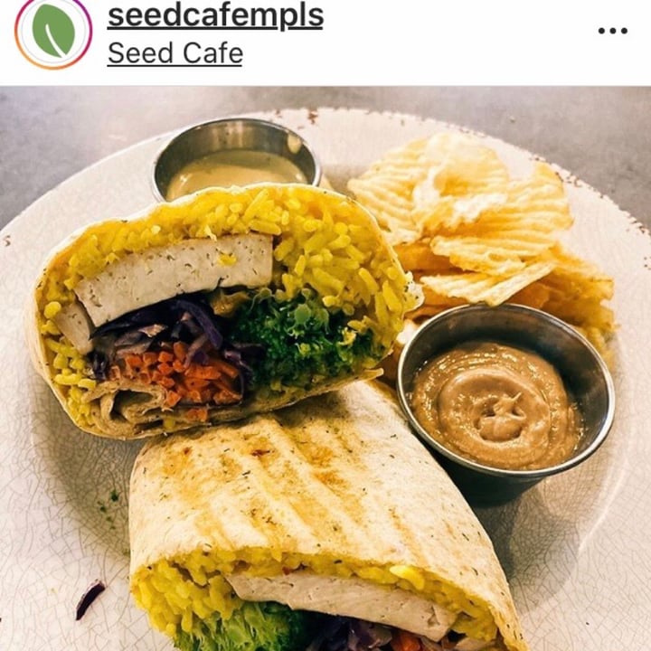 photo of Seed Plant-Based Cafe Legacy Wrap shared by @mnvegan on  22 Aug 2020 - review