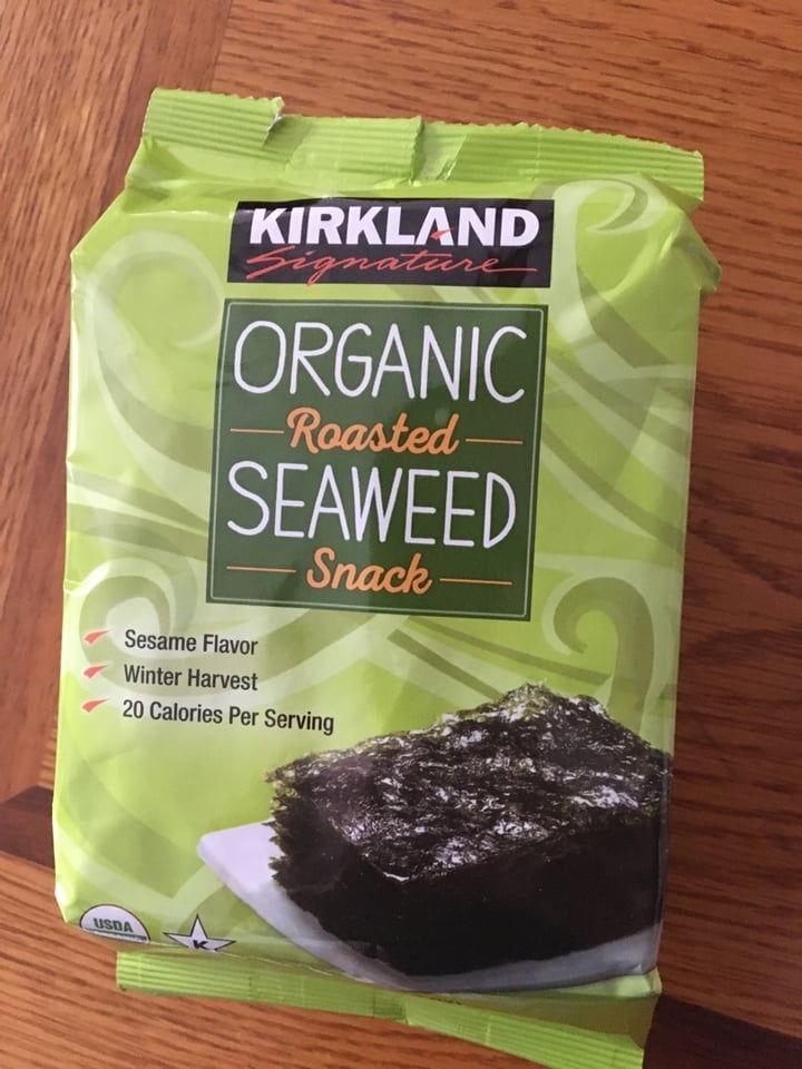 photo of Kirkland Signature Organic Roasted Seaweed Snack shared by @hawaiicyn on  13 Jan 2020 - review
