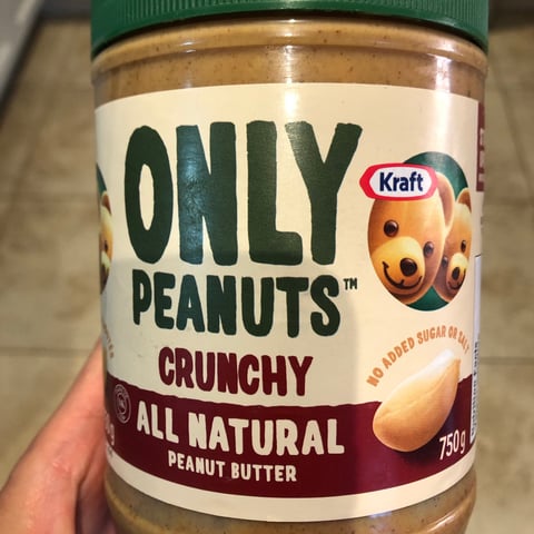 Kraft Only Peanuts Crunchy All Natural Peanut Butter 750g - Cooking &  Baking - General Groceries