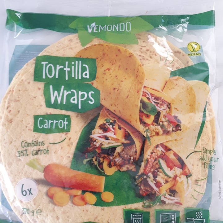 photo of Vemondo  Tortilla Wraps Carrot shared by @marcov91 on  05 Aug 2022 - review