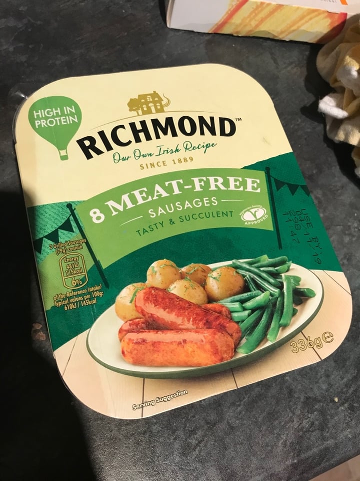 photo of Richmond Richmond Meat Free Sausages shared by @sarachristina on  05 Jan 2020 - review