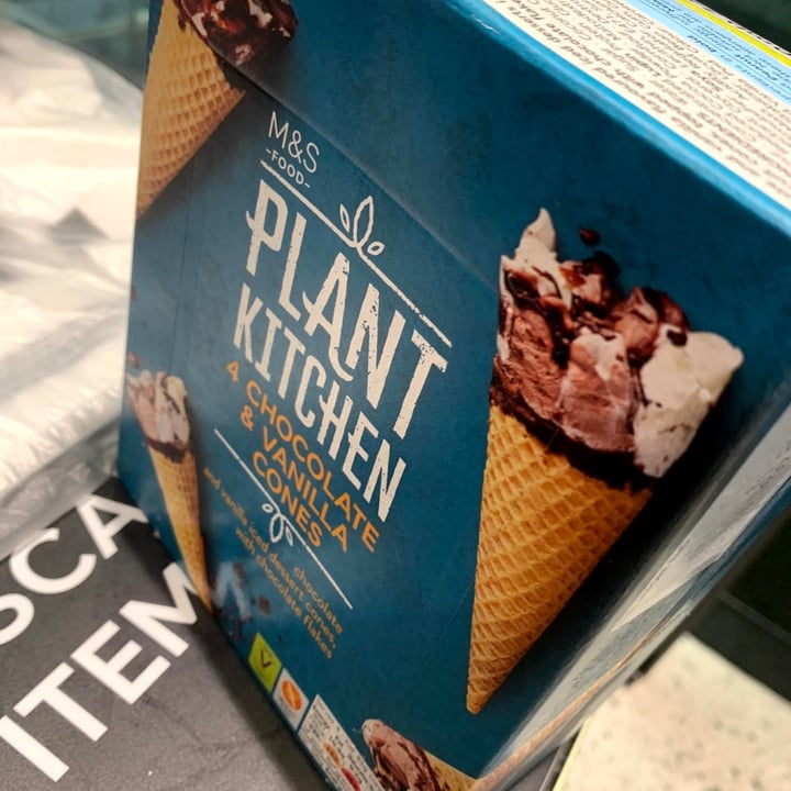 photo of Plant Kitchen (M&S) Chocolate and vanilla cones shared by @turtleisland on  08 Dec 2020 - review