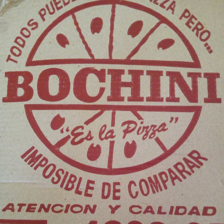 review photo of Pizzería Bochini Pizza 100% Vegetal De Jamón shared by @andreitapobre on 01 Oct 2020 - review