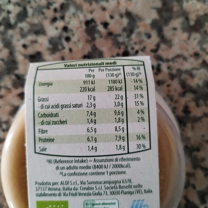 photo of Bio Natura Hummus ai Pomodori Secchi shared by @lauraemarco on  09 Dec 2022 - review