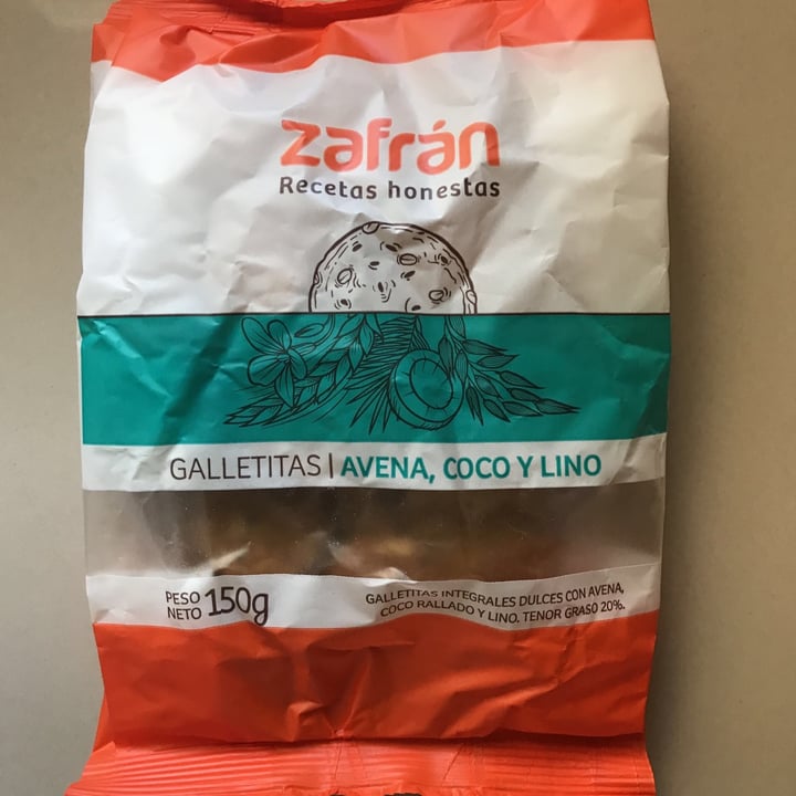 review photo of Zafran Galletitas Avena, Coco y Lino shared by @lalivallejoss on 14 Jan 2021 - review