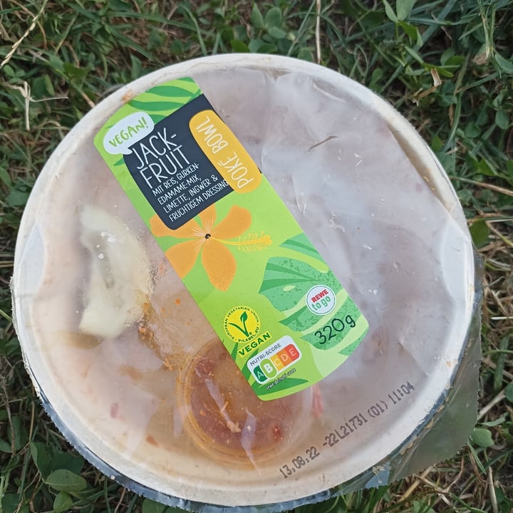 photo of Rewe Jack-Fruit Poke Bowl shared by @chiara22 on  10 Aug 2022 - review