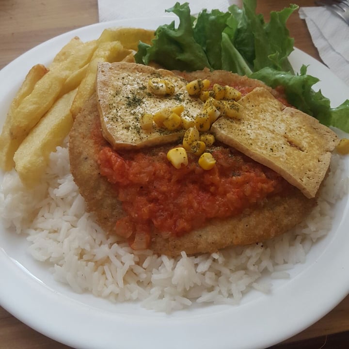 photo of Lupito Cocina Vegana Milanesa Napolitana de Garbanzo shared by @kruskaya on  24 May 2021 - review