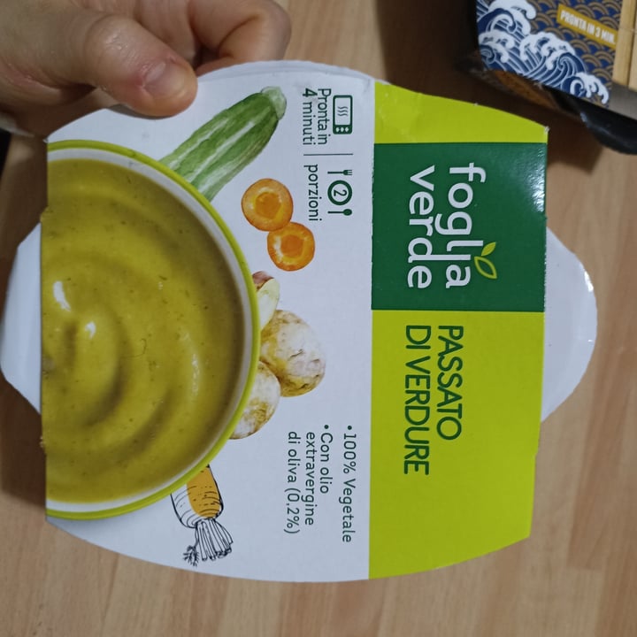 photo of Foglia verde Passato di verdure shared by @veravegan on  10 Dec 2022 - review