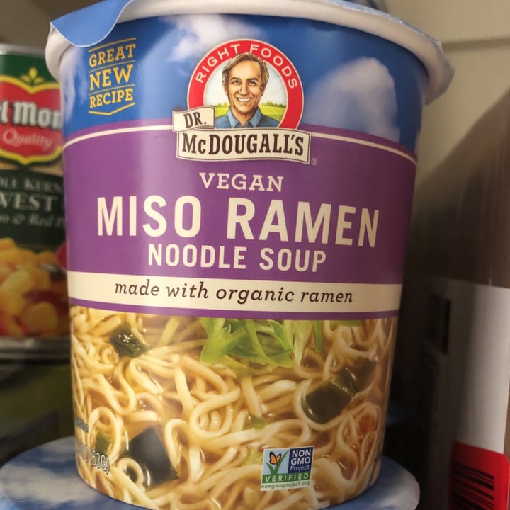 photo of Dr McDougall's  Right Foods Vegan Miso Ramen shared by @veganrunnersocal on  03 Aug 2020 - review