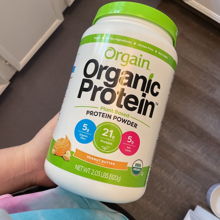 review photo of Orgain Organic Protein Peanut Butter shared by @tcfoster on 23 Jul 2021 - review